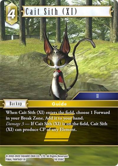 Cait Sith XI 18-056C Resurgence of Power Final Fantasy card