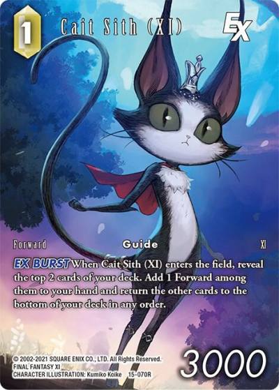 Cait Sith XI EX Full Art 15-070R Crystal Dominion Final Fantasy card