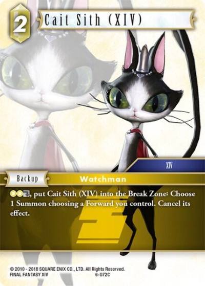Cait Sith XIV 6-072C Opus VI Final Fantasy card