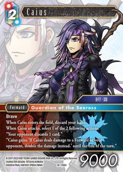 Caius 18-108H Resurgence of Power Final Fantasy card