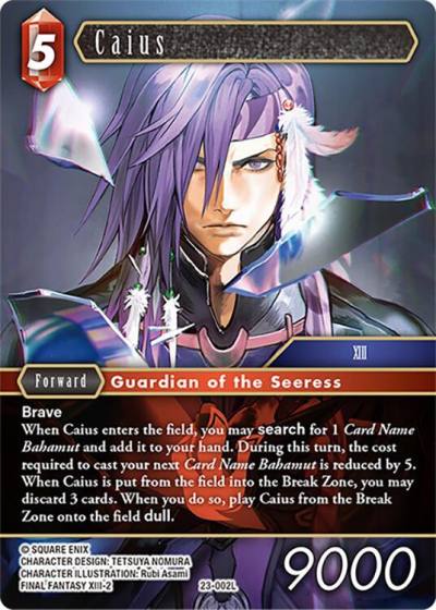 Caius 23-002L Hidden Trials Final Fantasy card