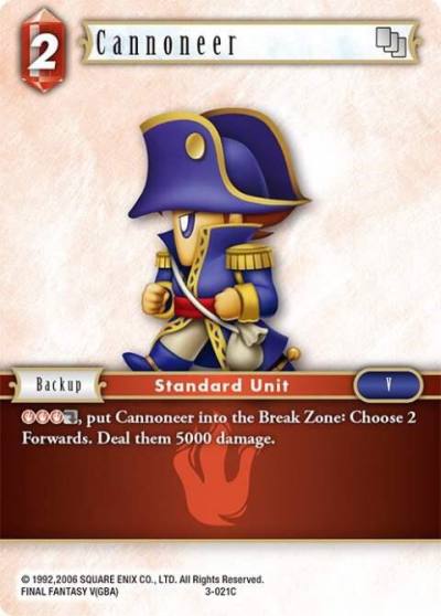 Cannoneer 3-021C Opus III Final Fantasy card