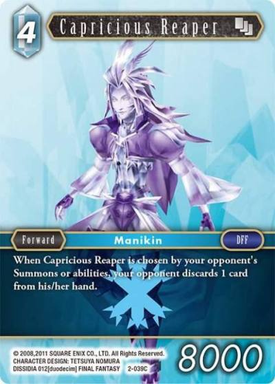 Capricious Reaper 2-039C Opus II Final Fantasy card