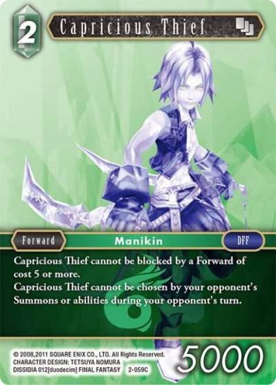 Capricious Thief 2-059C Opus II Final Fantasy card