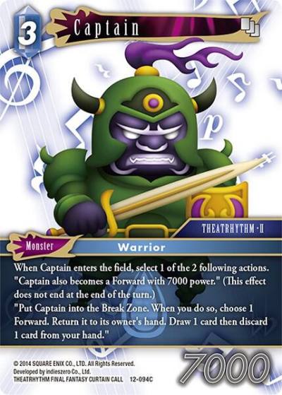 Captain 12-094C Opus XII Final Fantasy card