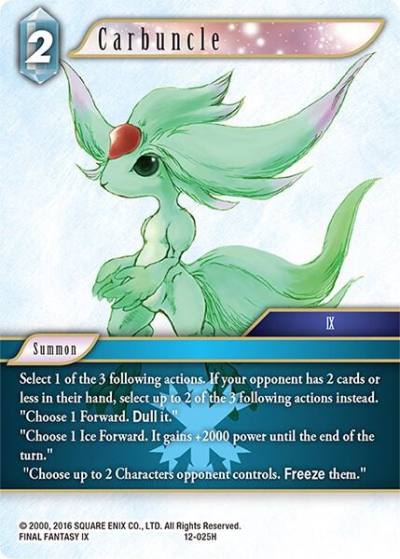 Carbuncle 12-025H Opus XII Final Fantasy card