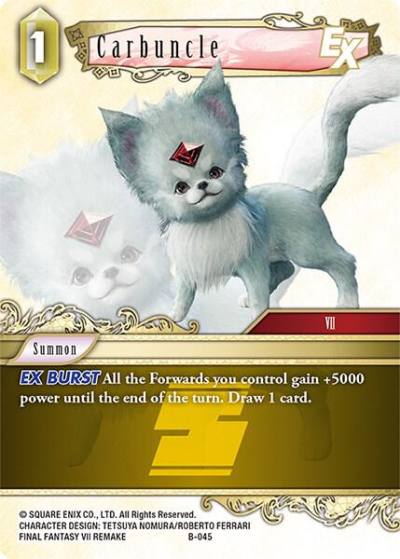 Carbuncle EX B-045 Boss Deck: Final Fantasy VII Final Fantasy card