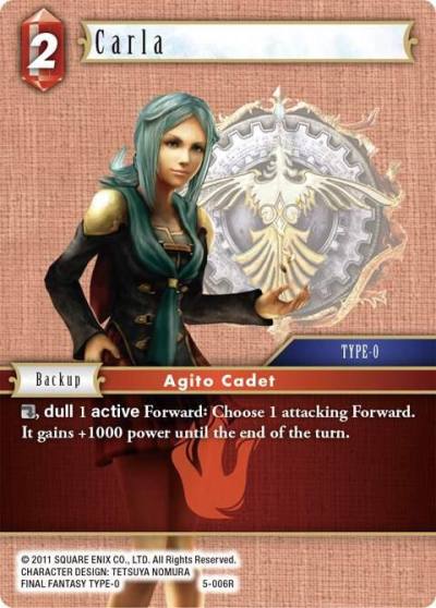 Carla 5-006R Opus V Final Fantasy card