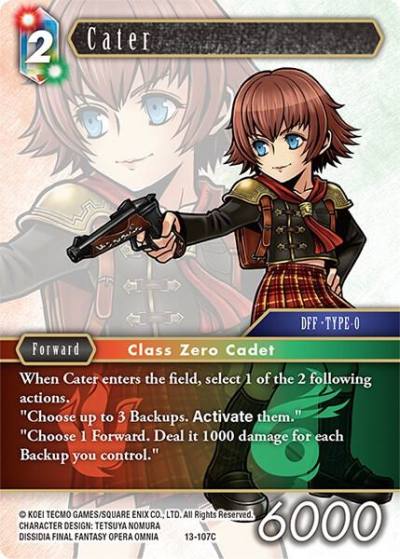 Cater 13-107C Opus XIII: Crystal Radiance Final Fantasy card