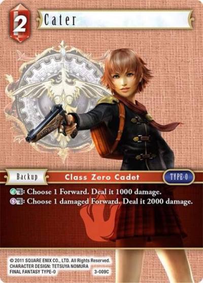 Cater 3-009C Opus III Final Fantasy card
