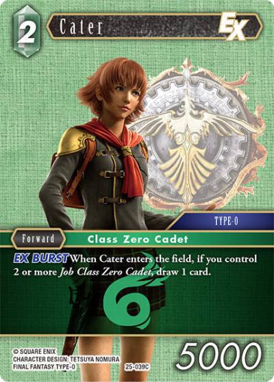Cater EX 25-039C Tears of the Planet Final Fantasy card