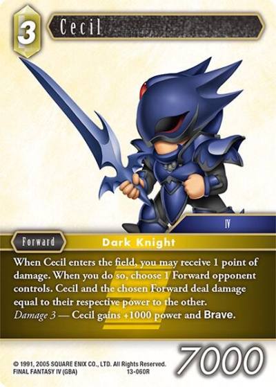 Cecil 13-060R Opus XIII: Crystal Radiance Final Fantasy card
