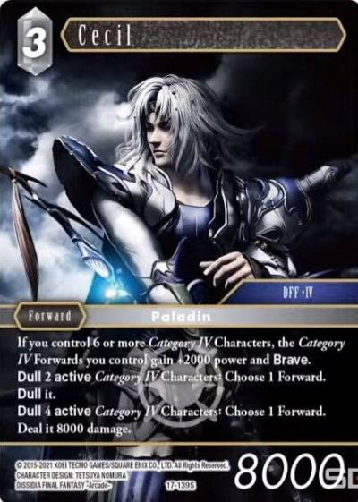 Cecil 17-139S Rebellion's Call Final Fantasy card