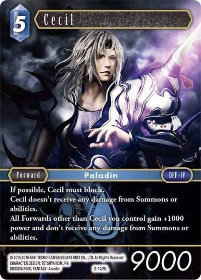 Cecil 2-129L Opus II Final Fantasy card