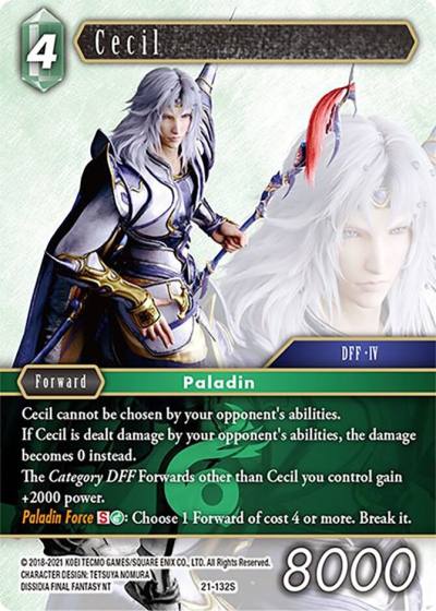 Cecil 21-132S Beyond Destiny Final Fantasy card