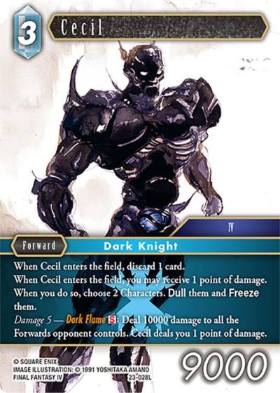 Cecil 23-028L Hidden Trials Final Fantasy card