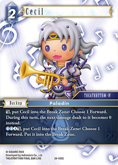Cecil 24-100C Hidden Legends Final Fantasy card