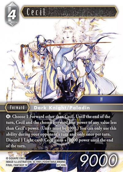 Cecil 27-109L Journey of discovery Final Fantasy card