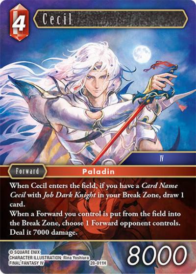 Cecil 28-011H Dreamlike Oceans Final Fantasy card