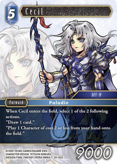 Cecil 29-102C Blissful Eternity Final Fantasy card