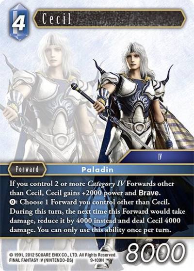 Cecil 9-109H Opus IX Final Fantasy card