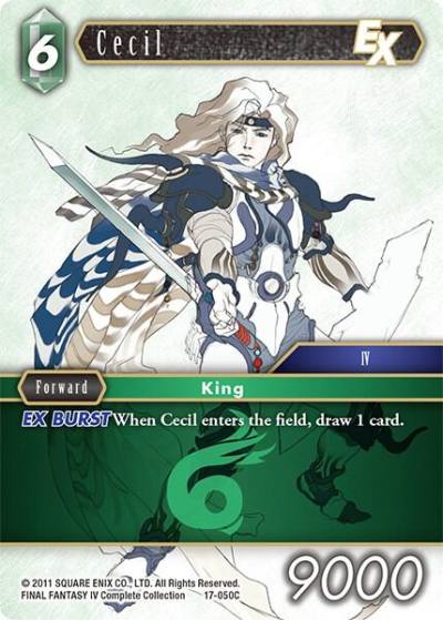 Cecil EX 17-050C Rebellion's Call Final Fantasy card