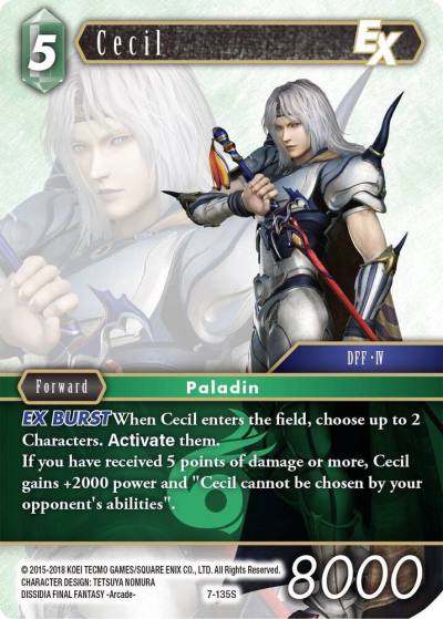 Cecil EX 7-135S Opus VII Final Fantasy card