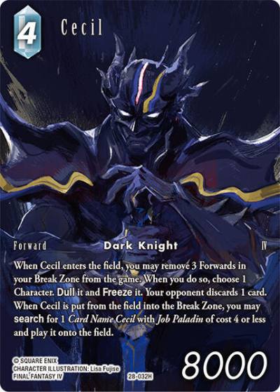 Cecil (Full Art) (032) 28-032H Dreamlike Oceans Final Fantasy card