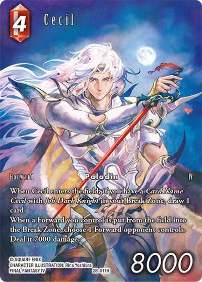 Cecil (Full Art) 28-011H Dreamlike Oceans Final Fantasy card