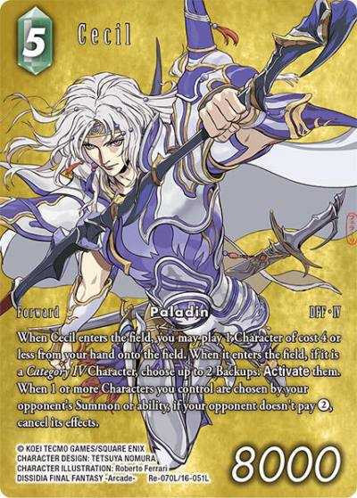 Cecil Full Art Re-070L/16-051L Legacy Collection Final Fantasy card