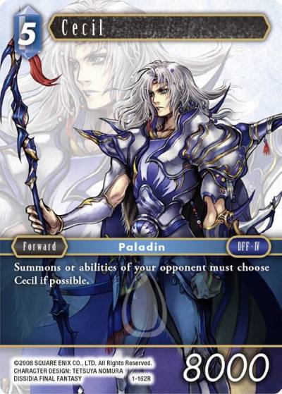 Cecil Rare 1-162R Opus I Final Fantasy card