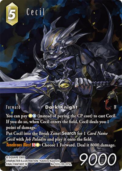 Cecil Full Art Re-101L/20-075L Legacy Collection Final Fantasy card