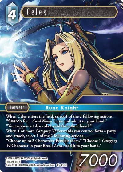 Celes 15-036H Crystal Dominion Final Fantasy card