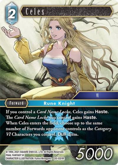 Celes 20-031R Dawn of Heroes Final Fantasy card