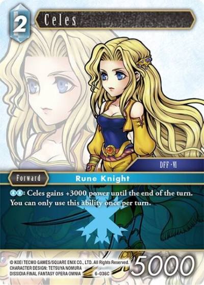 Celes 6-036C Opus VI Final Fantasy card