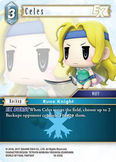 Celes EX 16-033C Emissaries of Light Final Fantasy card