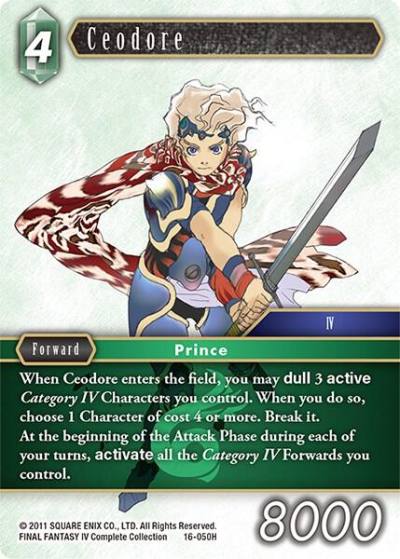 Ceodore 16-050H Emissaries of Light Final Fantasy card