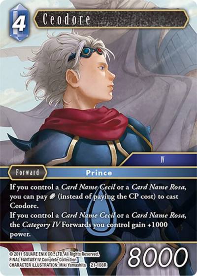 Ceodore 21-108R Beyond Destiny Final Fantasy card
