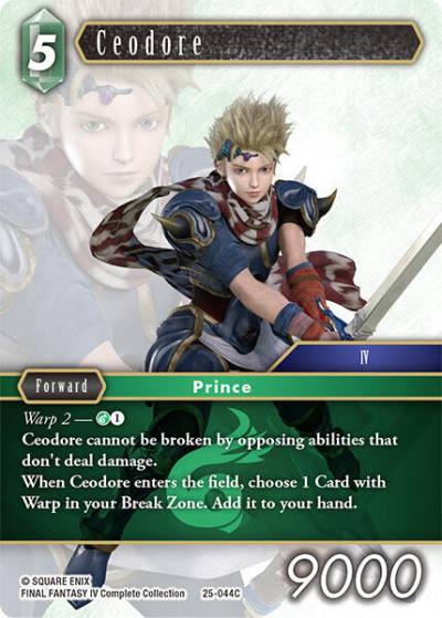 Ceodore 25-044C Tears of the Planet Final Fantasy card