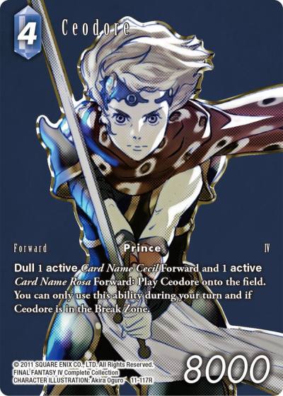 Ceodore Full Art 11-117R Opus XI Final Fantasy card