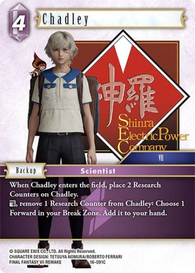Chadley 16-091C Emissaries of Light Final Fantasy card