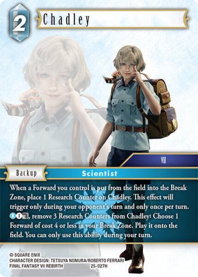 Chadley 25-027H Tears of the Planet Final Fantasy card
