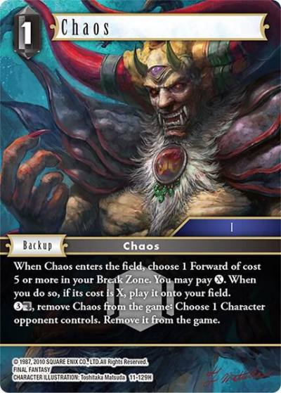 Chaos 11-129H Opus XI Final Fantasy card