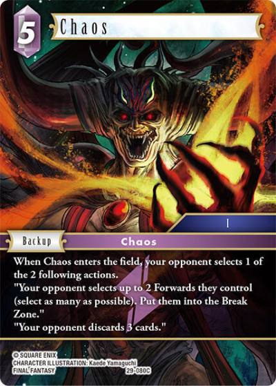 Chaos 29-080C Blissful Eternity Final Fantasy card