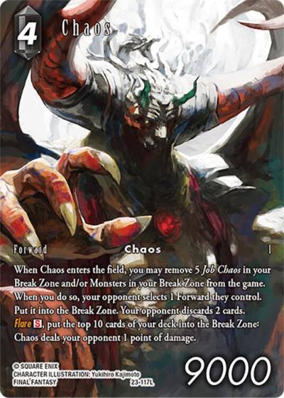 Chaos Full Art 23-117L Hidden Trials Final Fantasy card