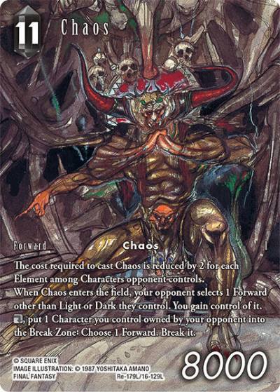 Chaos Full Art Re-179L/16-129L Legacy Collection Final Fantasy card