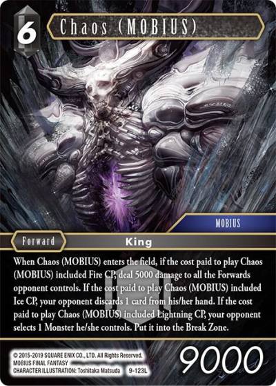 Chaos MOBIUS 9-123L Opus IX Final Fantasy card