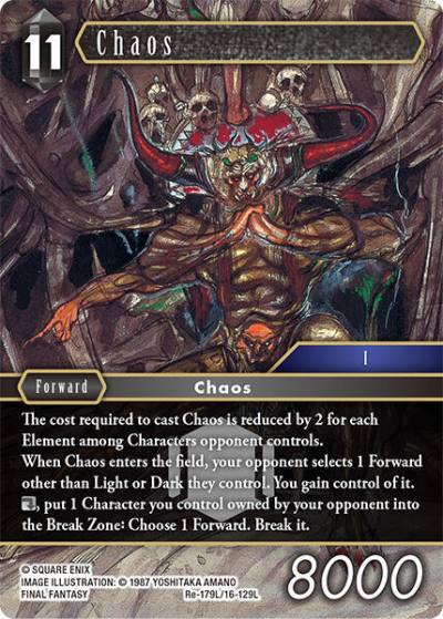 Chaos Re-179L/16-129L Legacy Collection Final Fantasy card
