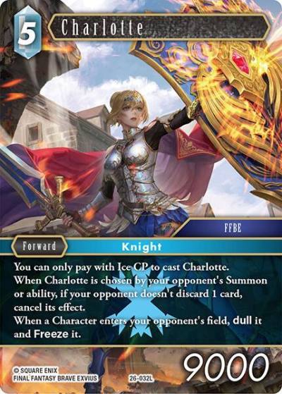 Charlotte 26-032L Gunslinger in the abyss Final Fantasy card