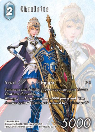 Charlotte Full Art Re-042C/13-023R Legacy Collection Final Fantasy card